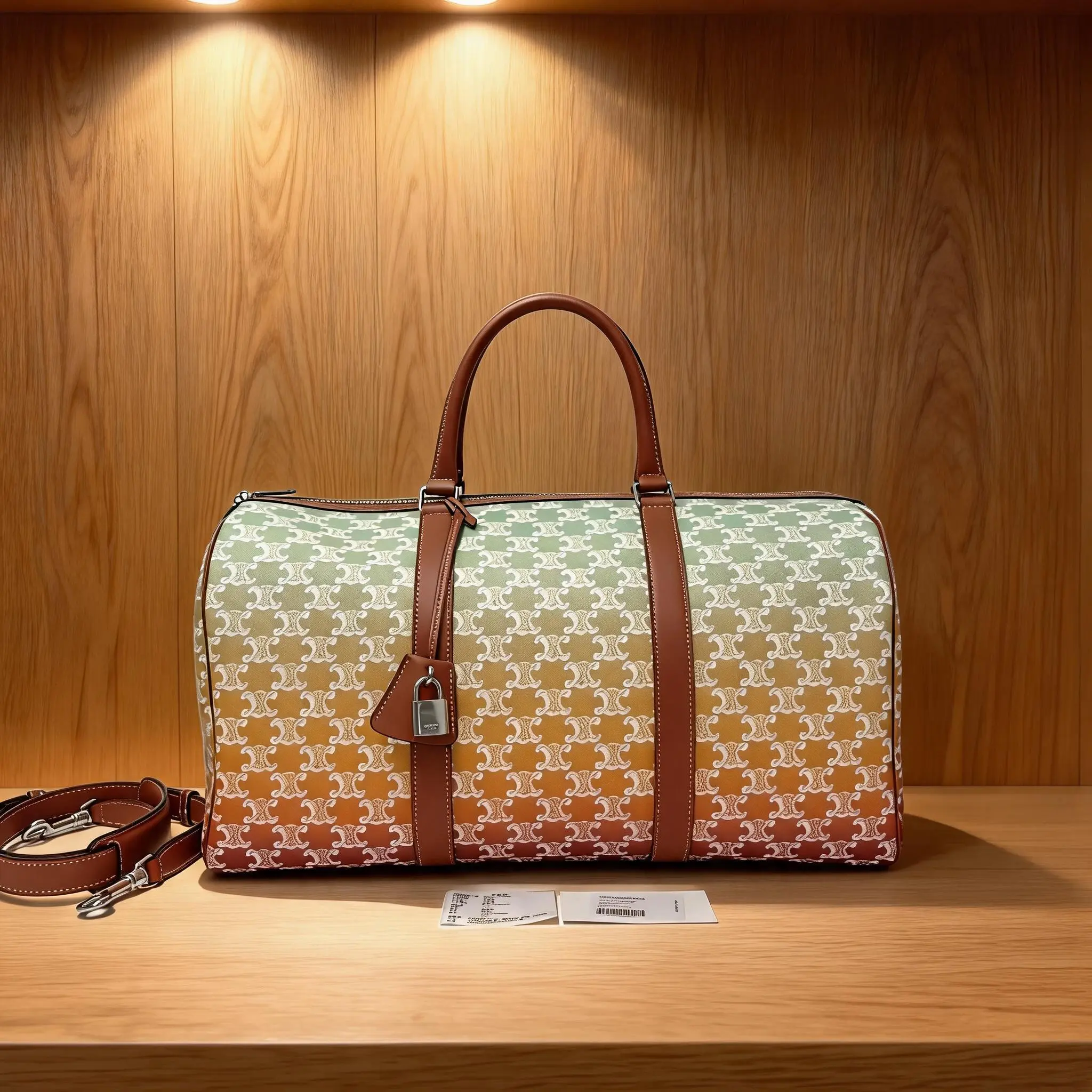 Pre-owned Celine Canvas Shoulder Bag I0715169813