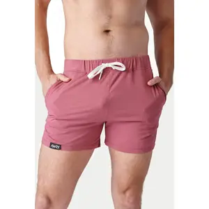 Awry Cloud Shorts - Blush Red