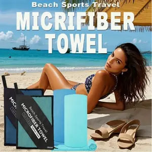 Double-Sided Quick-Dry Towel, Superfine Fiber Sports Gym Towel, Portable Yoga Swimming Towel, Camping Beach Travel Outdoor Activity