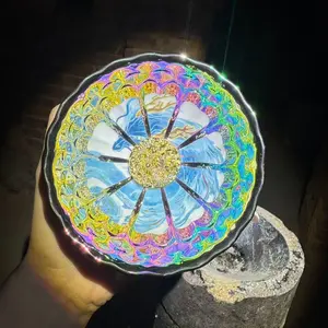 Jianzhan Master Cup Tea Cup Handmade with Vibrant Rainbow Design and Unique Artistic Patterns Drinkware