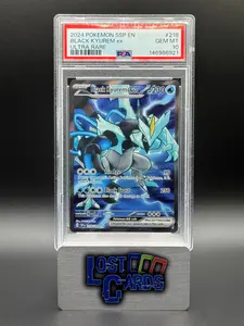 Pokemon TCG Black Kyurem ex | Surging Sparks 218/191 | PSA Graded GEM MT 10