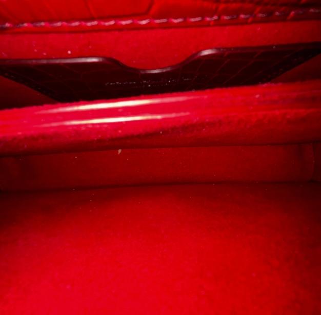 Pre-owned Alexander McQueen embossed leather Shoulder Bags Crystal Skull Shoulder Bag