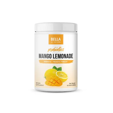 Bella All Natural Probiotics Mango Lemonade for Daily Use