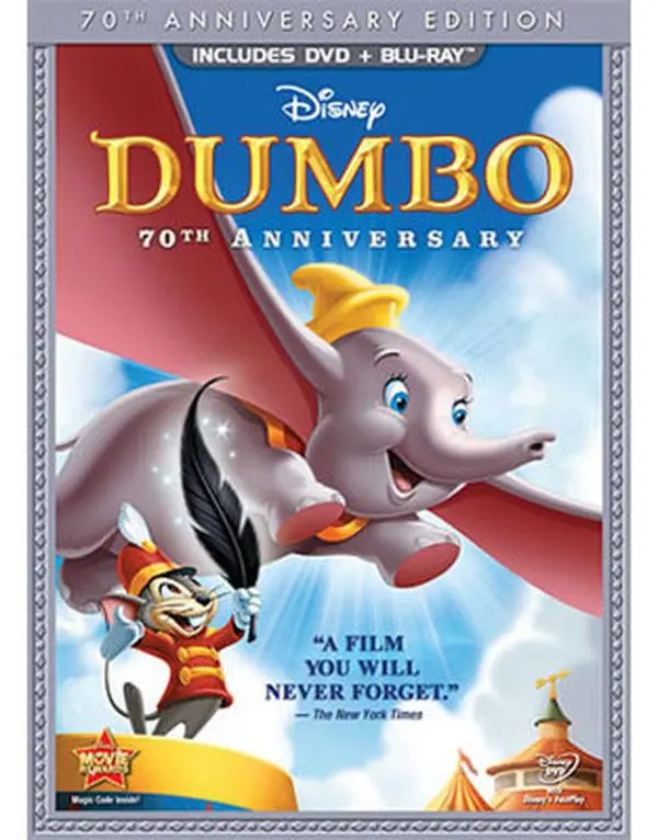 Used Classic Literature Book - Dumbo (Baby Elephant Themed, Blu-Ray Format, Very Good Condition, English Language)