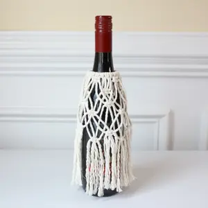 Macrame Boho Wine Bottle Cover