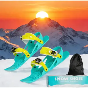 Mini Short Ski Skates for Snow 2026 New Version Winter Snowblades Skiboards Adjustable Snow Sports