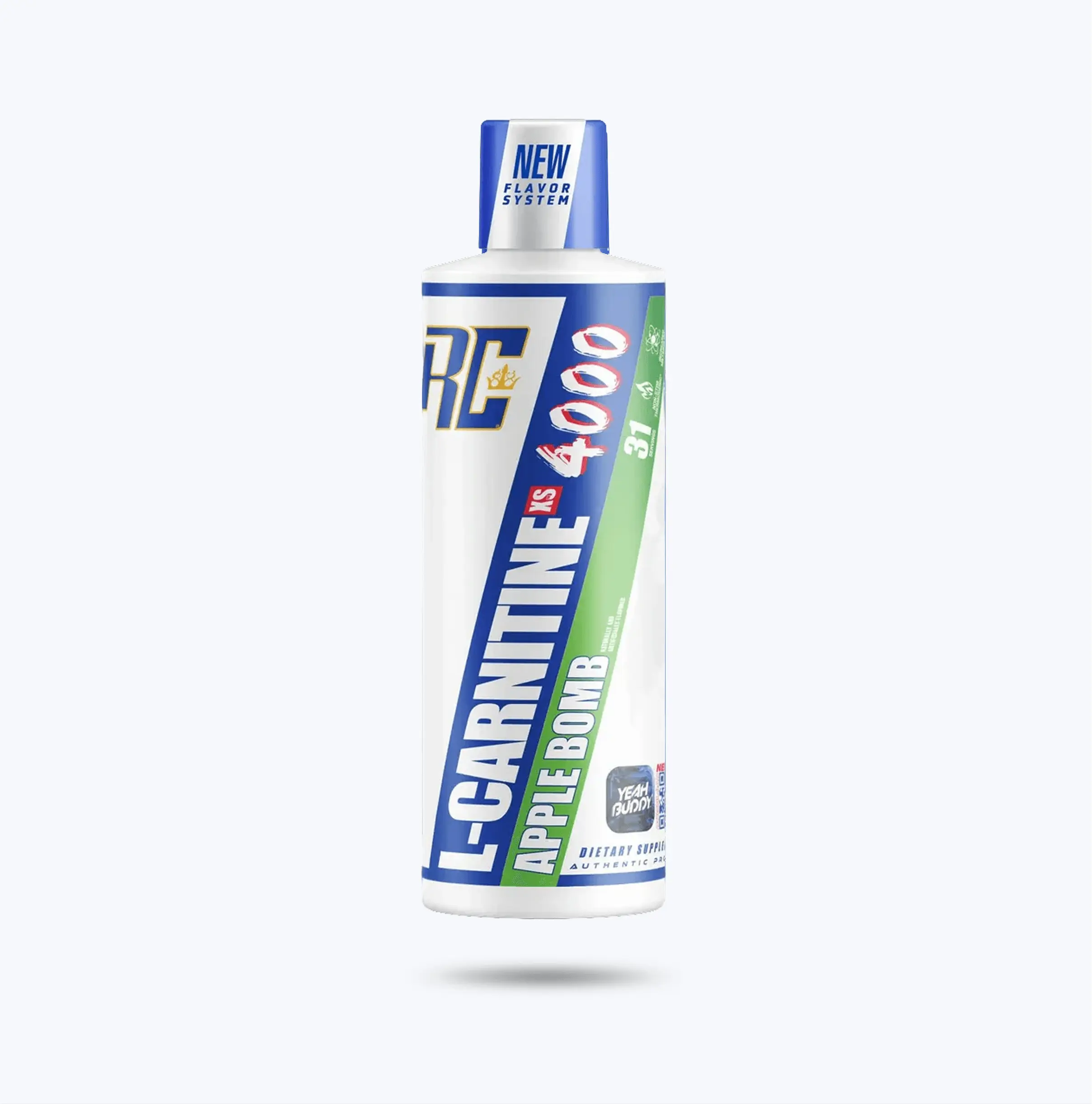 Ronnie Coleman L-Carnitine XS 4000 Liquid | 4000mg L-Carnitine Per Serving | Stim-Free Recovery + Energy Metabolism Support | Sugar Free, Zero Carbs | 31 Servings