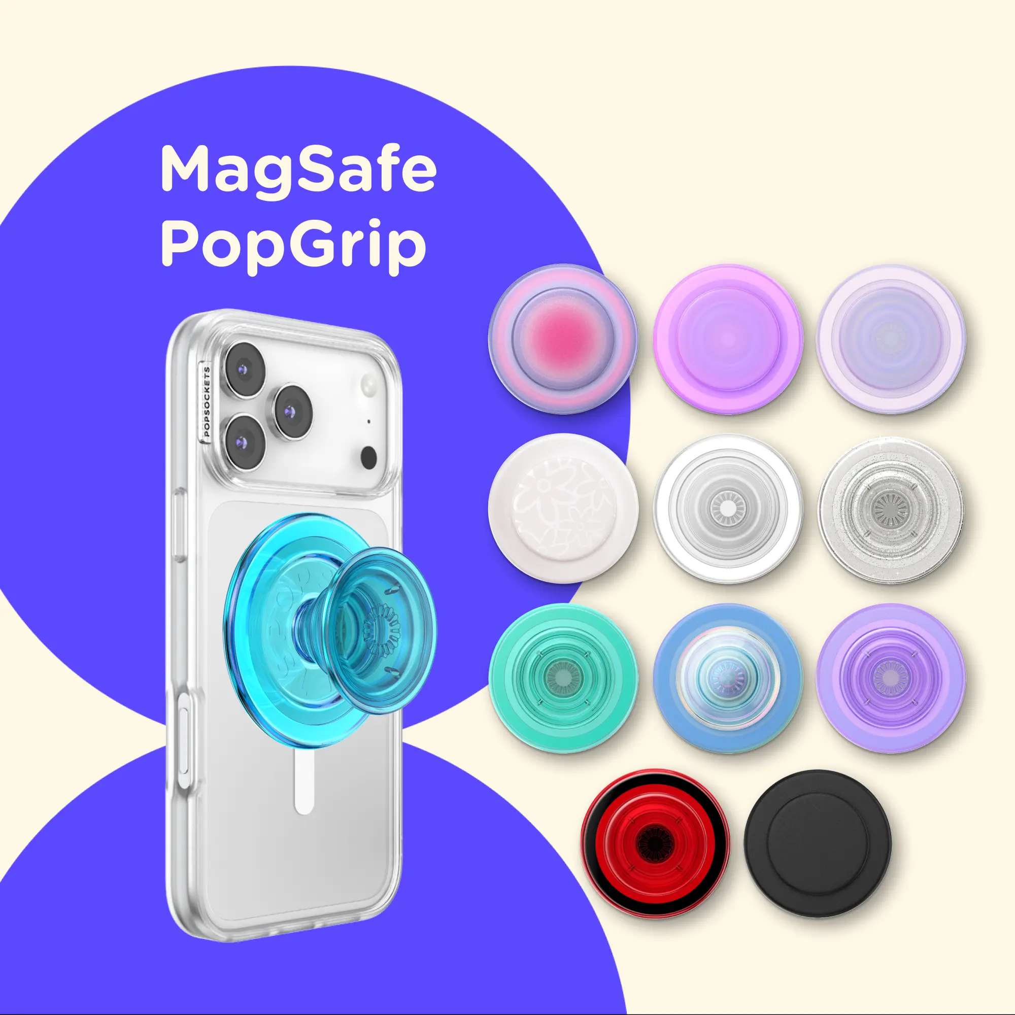 PopGrip for MagSafe - Magnetic Phone Grip and Phone Stand - PopSockets PopGrip for MagSafe - Magnetic Phone Grip and Phone Stand - PopSockets