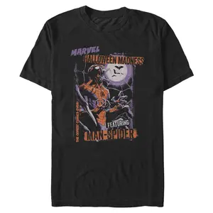 Men's Marvel: Spider-Man The Oddest Comics Ever Halloween Madness T-Shirt