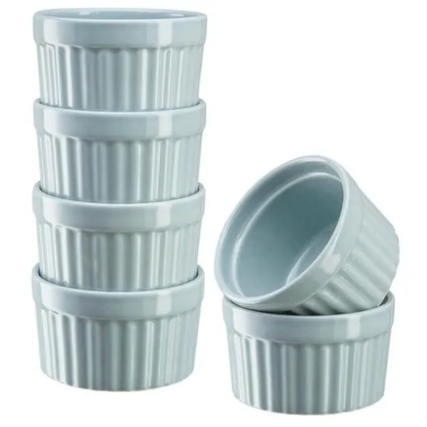 Porcelain Ramekins, 10 oz, Set of 6 Porcelain Ramekins, 10 oz, Set of 6