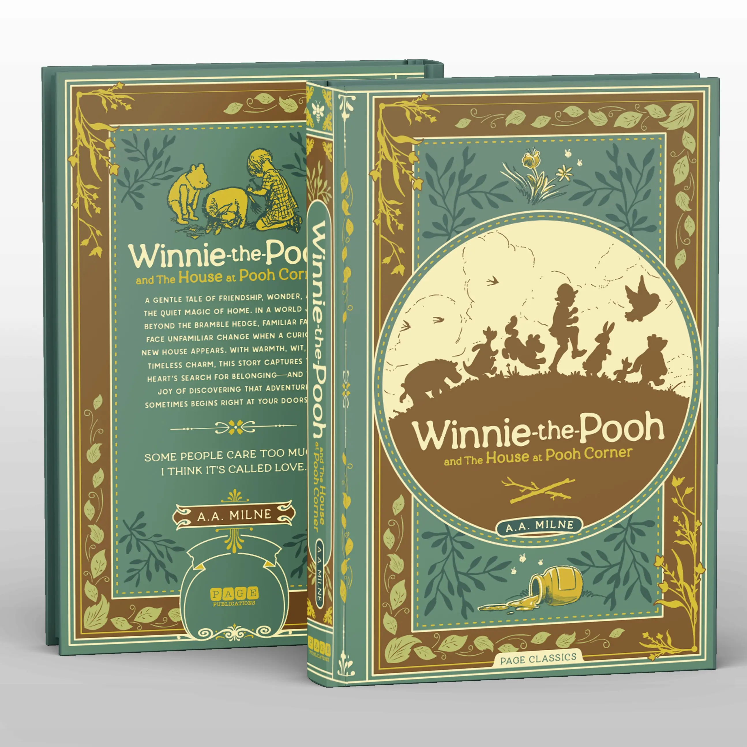 A.A. Milne's Charmed Hardcover Novel - 358-Page Literature & Art Book, Adventure, Warmth, Humor & Life Lessons Themed, for Literature Enthusiasts