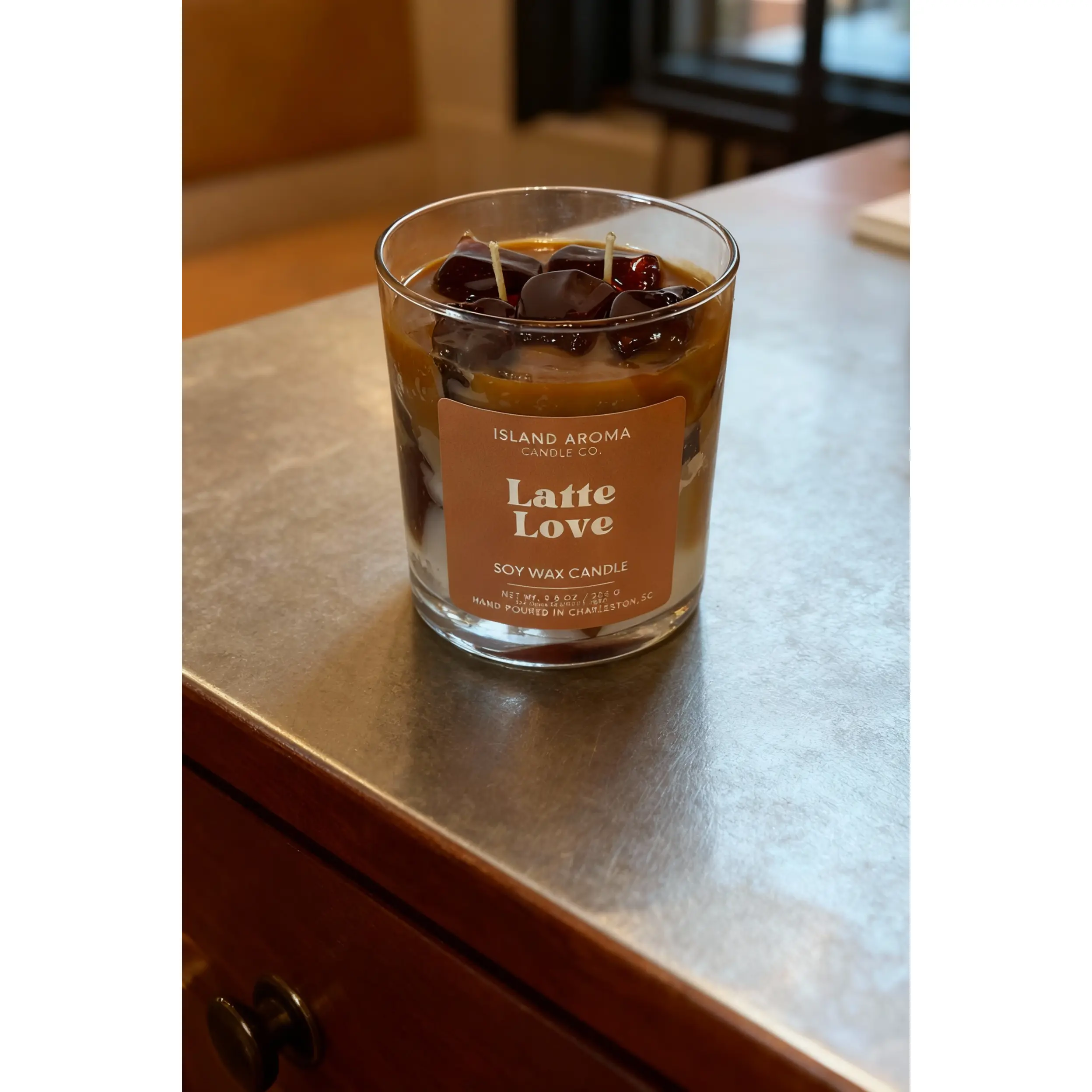 Latte Love Candle