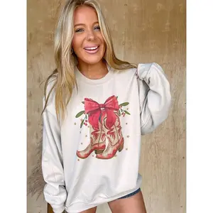 Christmas Cowgirl Graphic Top