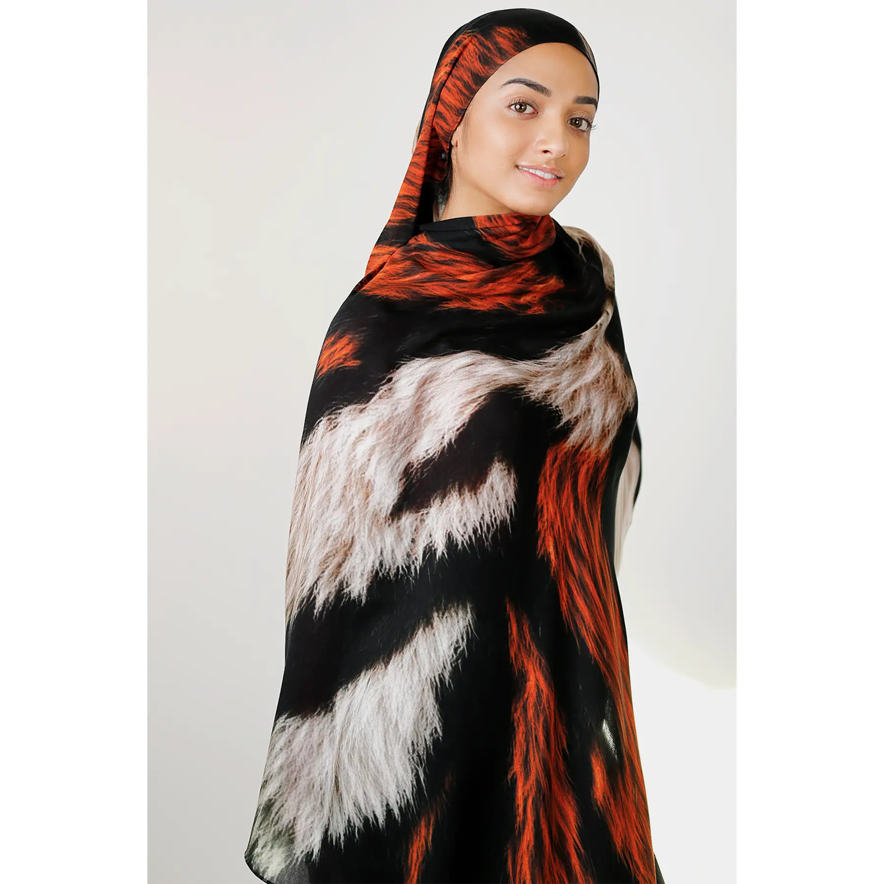 Majesty Tiger Print Modal Hijab