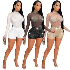 Class Charming Women's Jumpsuits Superior Quality Long Sleeve Solid Color for All Class Party