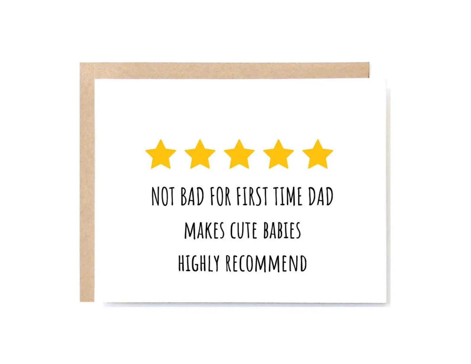 First Father's Day Card: New Dad Gift from Baby