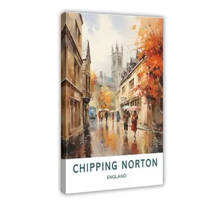 Chipping Norton England City Travel Cityscape Landscape Canvas Poster Wall Art for Home Bedroom Office Dorm Room Decor