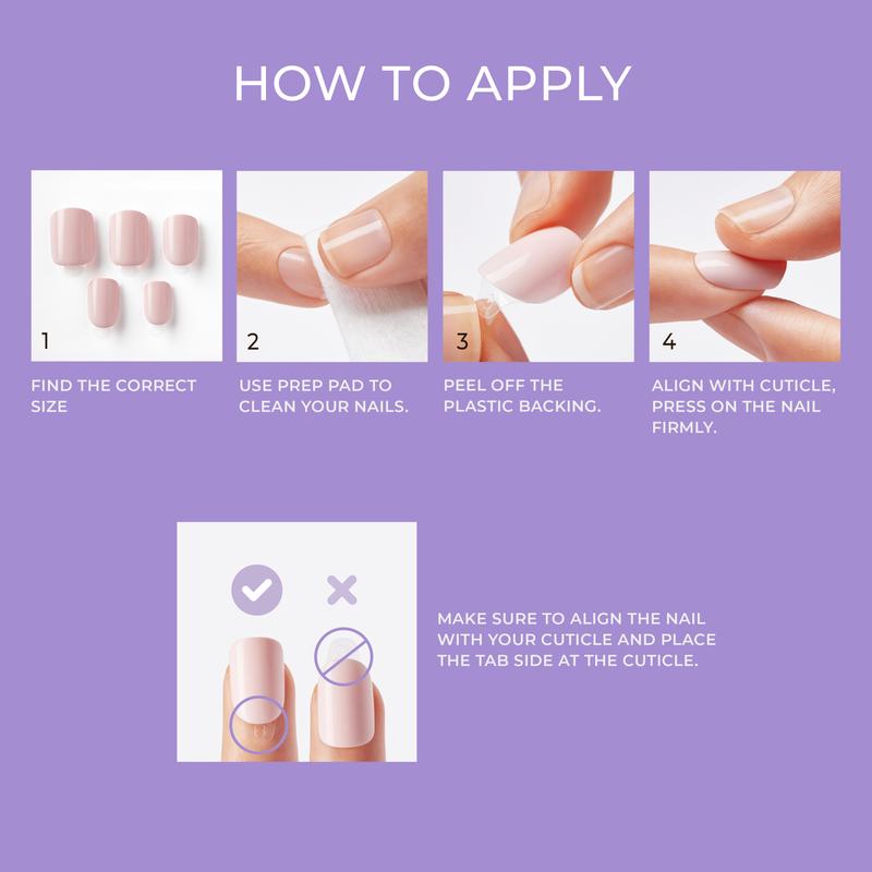 imPRESS Color Press On Nails - Baby why so Blue