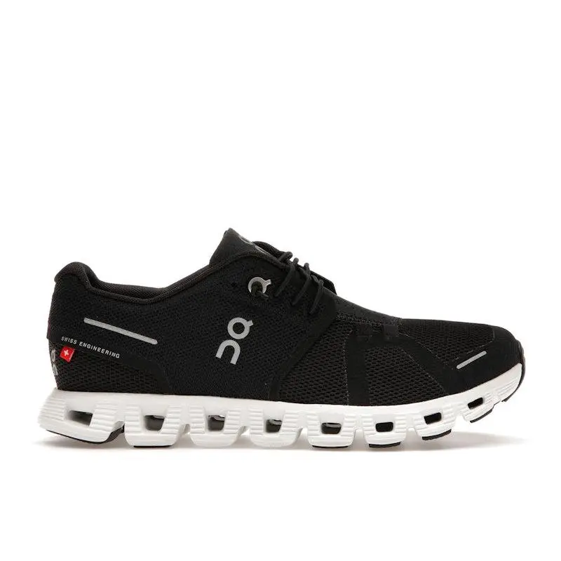 On Women's Running Cloud 5 Black White Running Shoes, from StockX