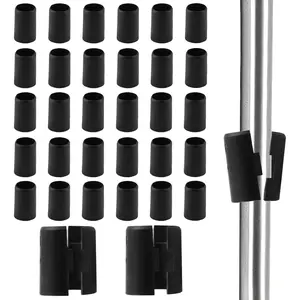 72 Pack Wire Shelf Clip, 3/4 Inch Dia Split Shelving Sleeves Replacements for Wire Shelving System, 36 Pairs