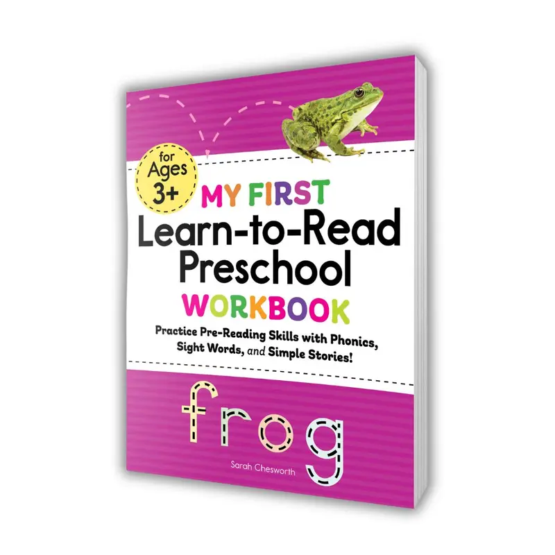 My First Learn-to-Read Preschool Workbook: Phonics, Sight Words & Early Reading Workbook for Preschool and Pre-K Readiness Ages 3–5