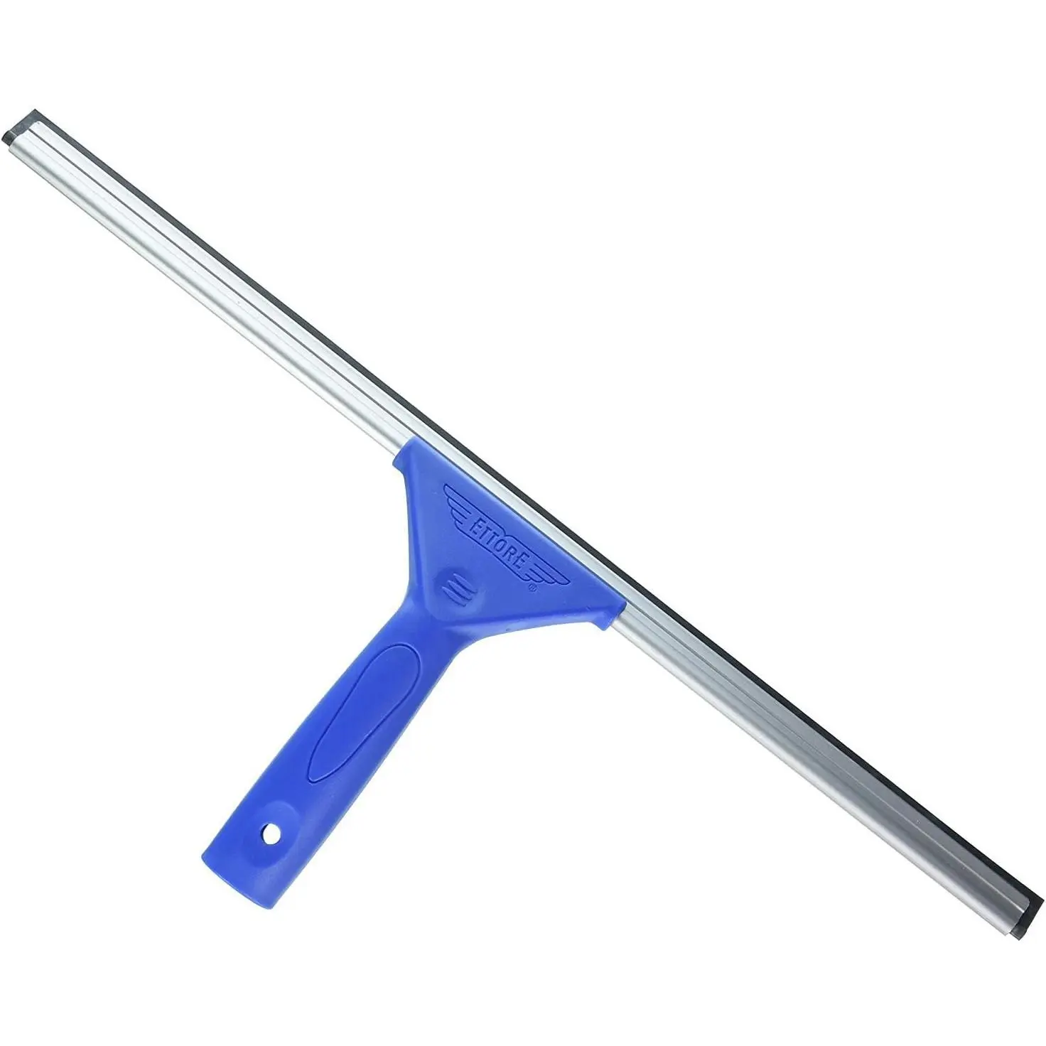 18in All-Purpose Rubber Blade Squeegee, Lightweight Plastic Window & Glass Cleaning Tool, Home Care Cleaning Supply