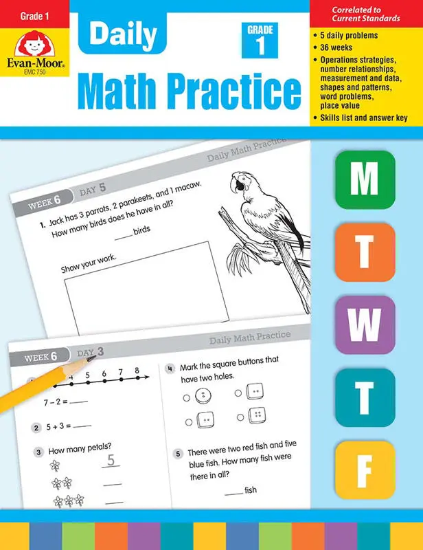 Daily Math Practice - Grade 1