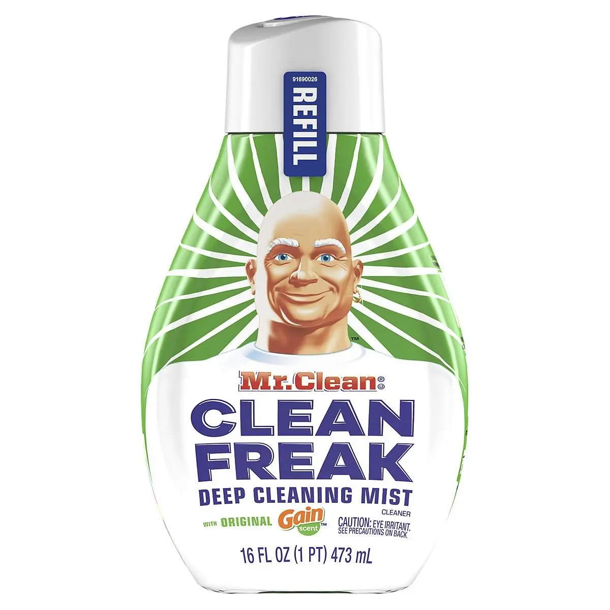 212 MAIN Mr. Clean Gain Freak 16oz Deep Cleaner Mist Spray - Floor Cleaner for Multi-Surface Tough Stains, Finished Floors, Walls, Appliances & Counter Tops, Scented, Refill-Ready, Maintains Freshness (Product ID: 250952)