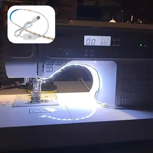 Self-Adhesive LED Sewing Machine Light Strip, USB Powered Touch Dimmable, 0.3m, Ideal for Sewing, Craft Table, Closet, DIY Enthusiasts