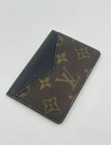 Pre-owned Louis Vuitton canvas Small Leather Goods LV Monogram Card Case with LV Logo Design for Everyday Use