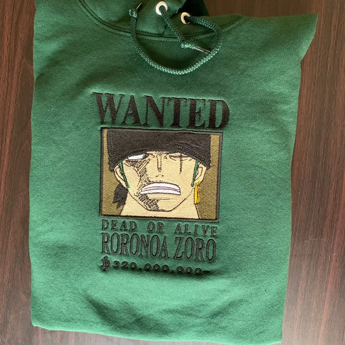 Zoro Embroidered Bounty Hoodie Zoro Embroidered Bounty Hoodie