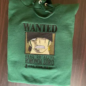Zoro Embroidered Bounty Hoodie Zoro Embroidered Bounty Hoodie