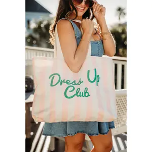 Dress Up Club Stripe Tote