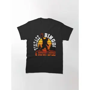 Vintage Bingo and Bigfoot lovers  Classic T-Shirt