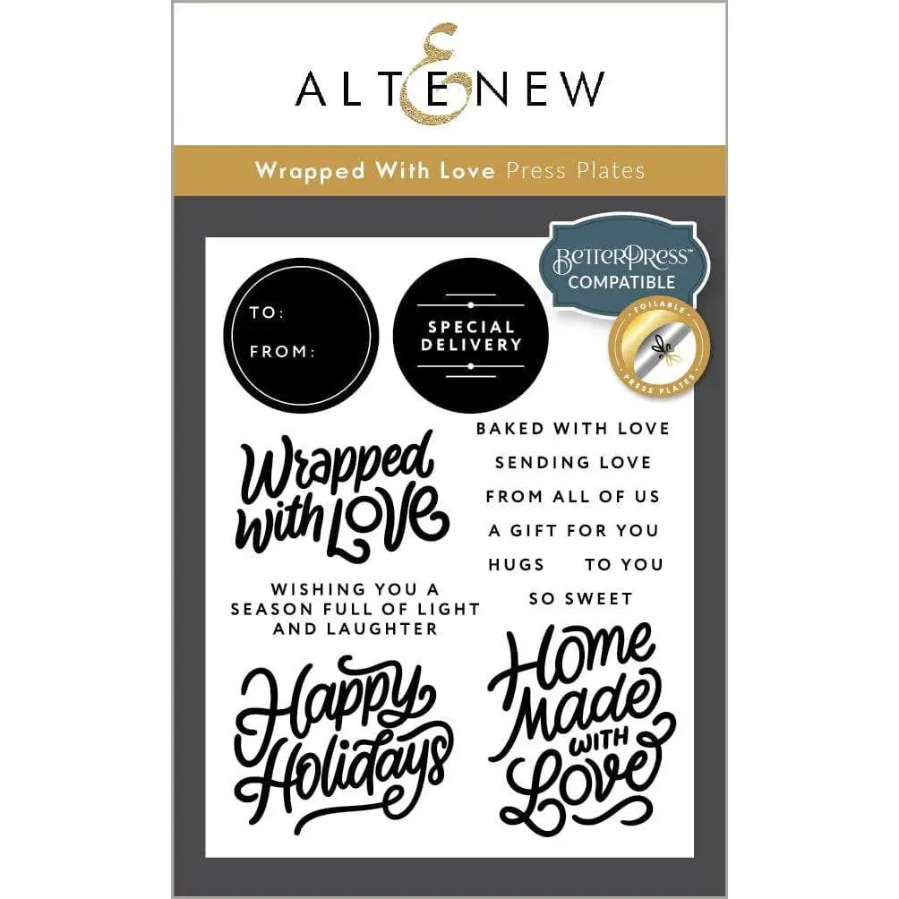 Wrapped With Love Press Plates/Foil Plates