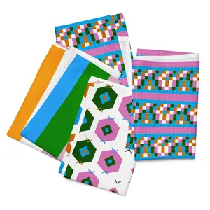 Cloth napkin set | Lake Lucerne Panorama At Dawn