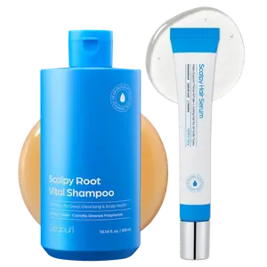 [Seapuri Official] Scalpy Vital Hair Care Set For Thinning Hair | Includes Root Vital Shampoo & Scalpy Scalp Serum | For Thinning Hair,Thickening, Volumizing Hair