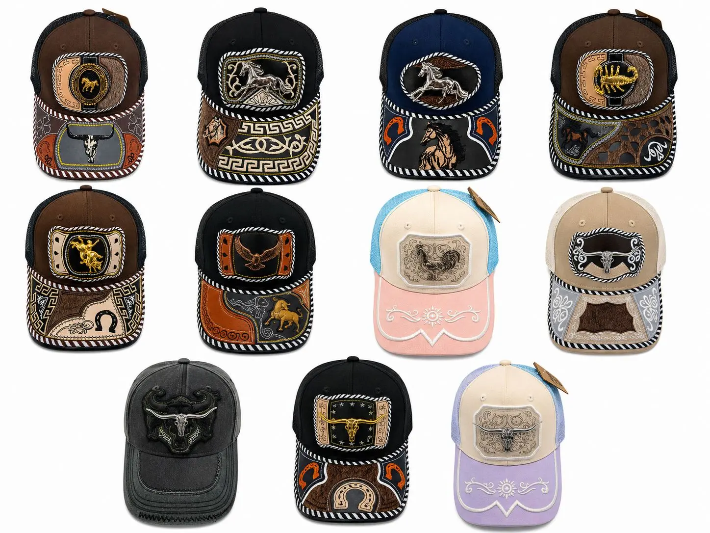 UNISEX WESTERN TRUCKER HAT
