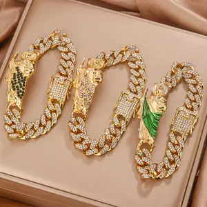 1pc charm religious beliefs jewelry san judas bracele for men and women blessing jewelry holiday gifts