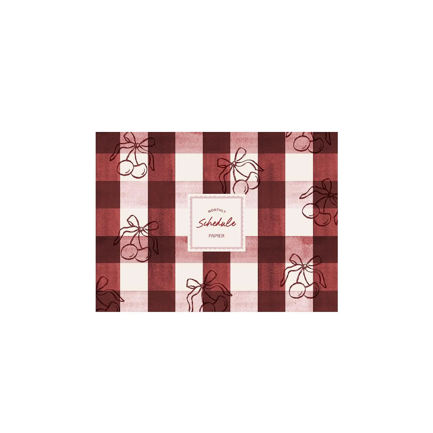 Papier Picnic Productivity Monthly Planning Pad