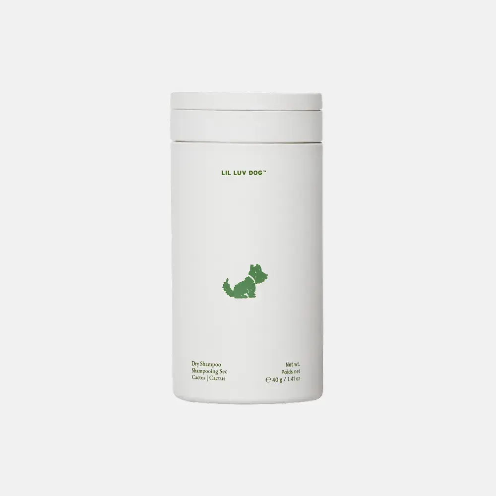 Lil Luv Dog Dry Shampoo for Dogs - Non-Aerosol Formula with Jojoba Oil & Aloe - Absorbs Excess Oils & Neutralizes Odors - Gentle & Refreshing - 40g