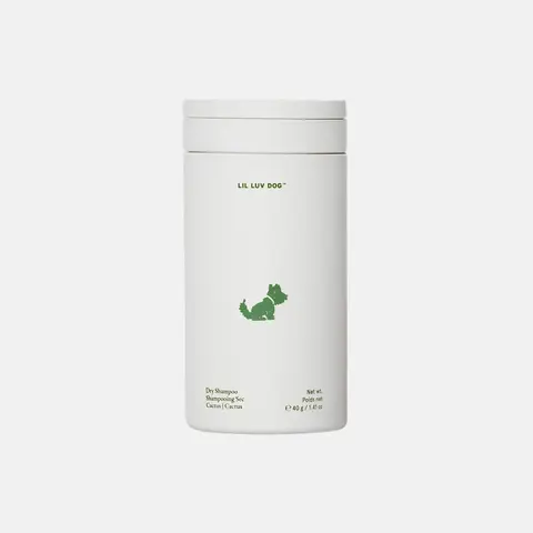 Lil Luv Dog Dry Shampoo for Dogs - Non-Aerosol Formula with Jojoba Oil & Aloe - Absorbs Excess Oils & Neutralizes Odors - Gentle & Refreshing - 40g