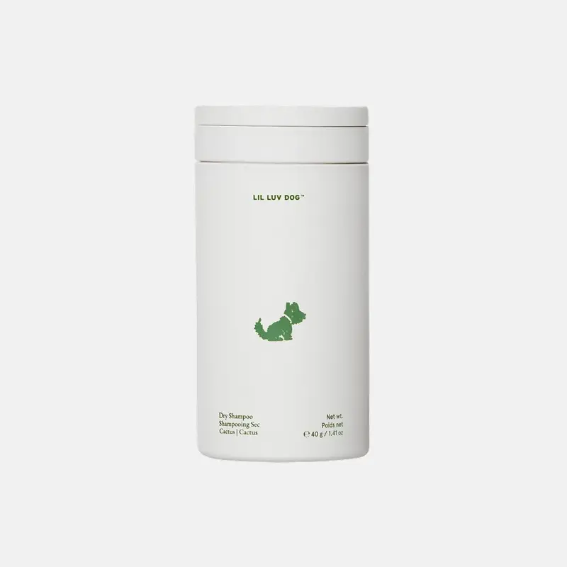 Lil Luv Dog Dry Shampoo for Dogs - Non-Aerosol Formula with Jojoba Oil & Aloe - Absorbs Excess Oils & Neutralizes Odors - Gentle & Refreshing - 40g