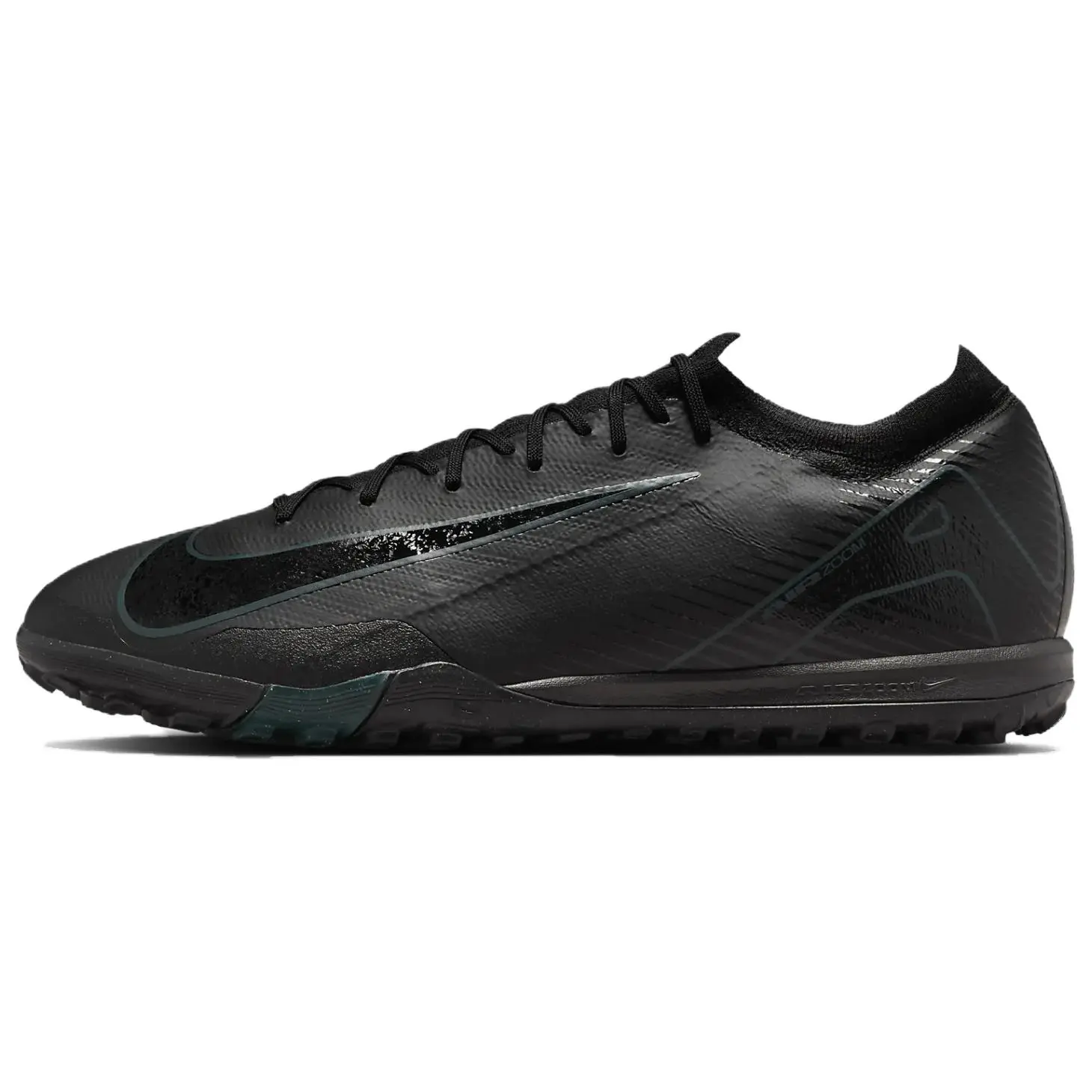 Nike Mercurial Vapor 16 Pro TF Black Deep Jungle Versatile Comfort Soccer Cleats Unisex FQ8687-002