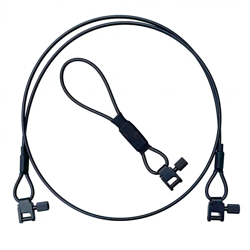 Tri-lock Swivel Ultralight 2 Point Rifle Sling – PVC Coated Steel Gun Sling w/NeverLoose Crimps – Waterproof, Packable & Snag-Free Shotgun Sling – Minimalist Chest or Shoulder Carry for Hunting & Outdoors rifle rope strap steel core flipline universal ada