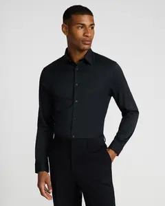 Express Slim Solid Wrinkle-Resistant Everyday Performance Dress Shirt