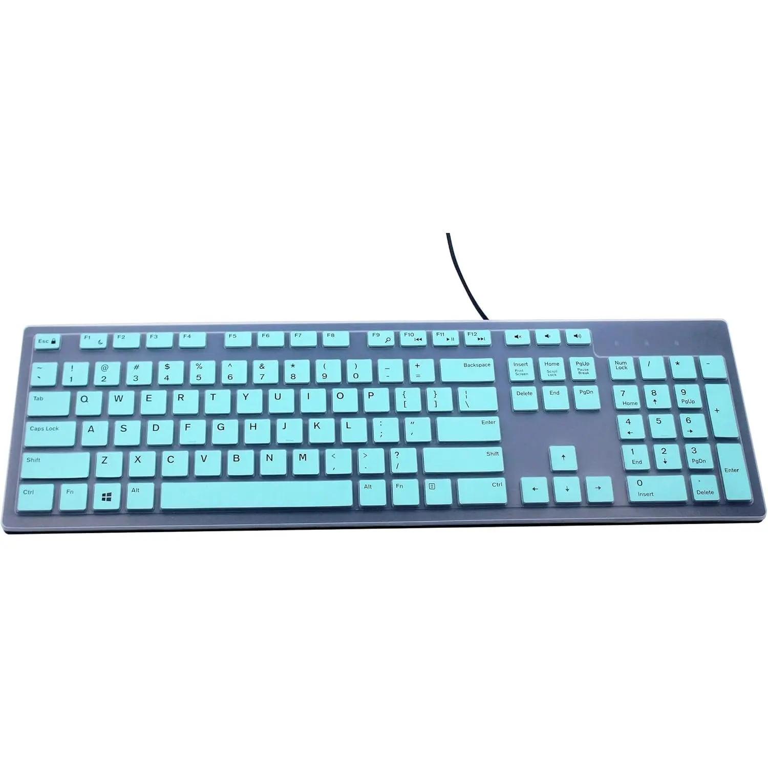 Inspiron AIO Desktop 24" 27" 5400 5490 7700 7790 KB216 KB216p KB216d Wired Keyboard KM636 Optiplex 5250 3050 3240 5460 7450 (Mint)