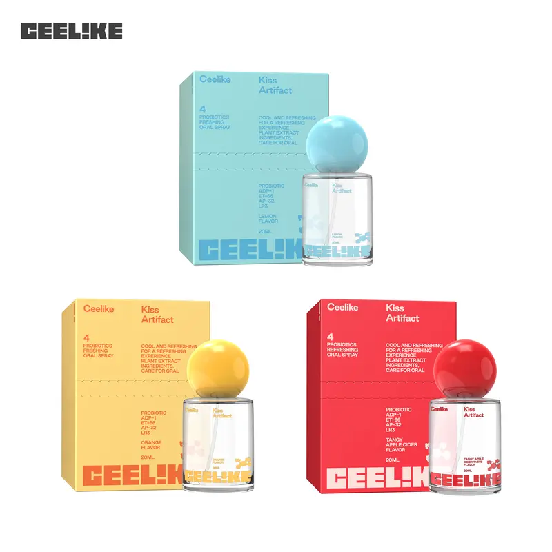 CEELIKE Oral Spray, 3-Pack Set, Freshens Breath, Available in Five Flavors CEELIKE Oral Spray, 3-Pack Set, Freshens Breath, Available in Five Flavors