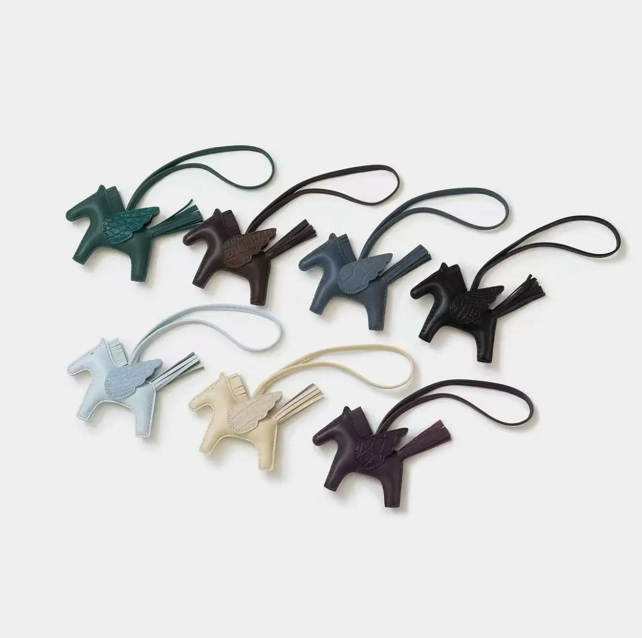 Pre-owned Unbranded Calfskin Leather Pony Bag Charm, Item WHOTHR0001