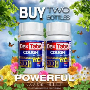 Robocough - DexTabs - 2 bottles - Weight: 3.00 Ounces